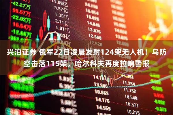 兴泊证券 俄军22日凌晨发射124架无人机！乌防空击落115架，哈尔科夫再度拉响警报